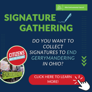 Do you want to collect signatures to end gerrymandering in Ohio?