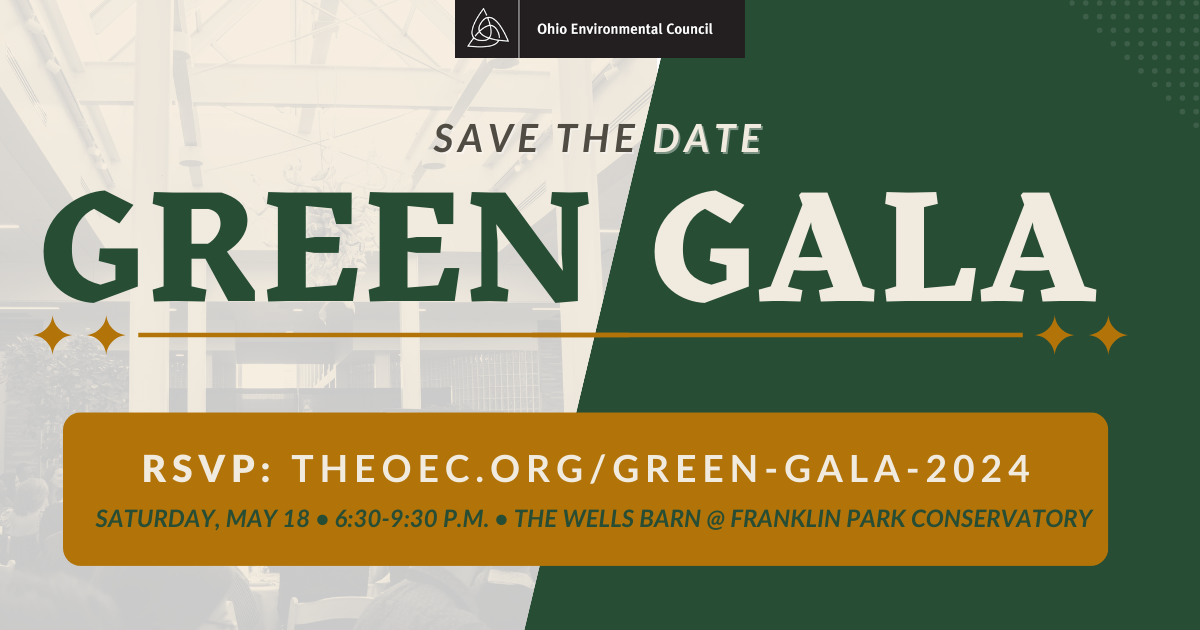 Save the Date: the Green Gala is on Saturday May 18th, 2024 from 6:30 - 9:30 PM